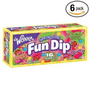 Wonka Fun Dip Multi Pack Easter, 8.0 Ounce (Pack of 6)  