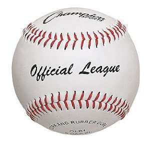 Champion Sports Official League Syn Leather Baseballs (1 