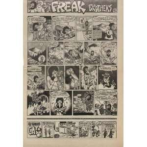  Fabulous Furry Freak Brothers Original Comic 1970