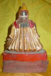 Sacred Rare Old Antique Tibetan Buddhism Painted Clay Tsa Tsa Buddha 