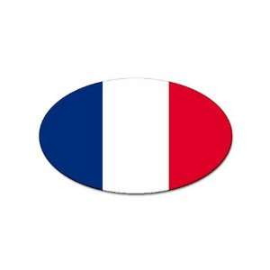 France Flag oval sticker