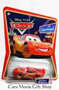 Disney Pixar Cars Dirt Track McQueen VG Supercharged Card  