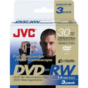  Jvc Vdw14Eu3 Mini Dvd Rw 3 Pk: Electronics