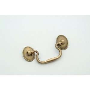   Cabinet Hardware 6006 Classic Brass Bail And Rosettes Weathered Bronze