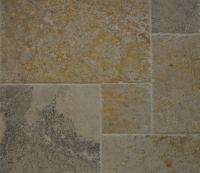  Pattern Brushed Chiseled Autumn Versailles Travertine Stone Tile 