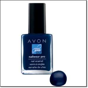  Avon Nailwear Pro Empower (Dark Blue Nail Polish) Beauty