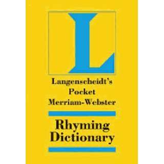 Langenscheidt 733423 Merriam Webster Rhyming Pocket Dictionary  