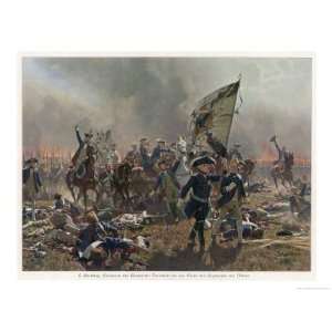  Battle of Zorndorf Friedrich Der Grosse Leads His Soldiers 