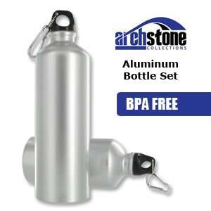  ArchStone 2 PACK BPA Free Aluminum Reusable Sports Water 