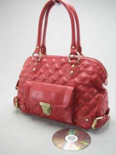Red Designer Ins Venetia Faux Leather Handbag Purse Bag  