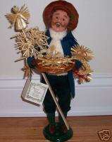 Byers Choice Cries of London 2006 STRAW ORNAMENT VENDOR  
