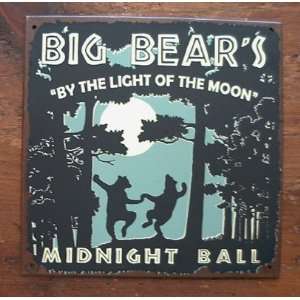  Big Bears Tin Sign: Home & Kitchen