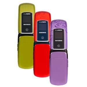 Brand New Samsung Tint R420 Purple, Green and Red Designer Face Plates 