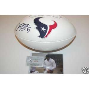 Arian Foster Autographed Football   Foto   Autographed Footballs