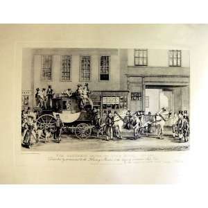    Blenheim Leaving Star Hotel Oxford 1831 Large Print