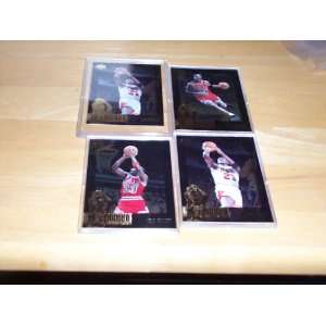 Michael Jordan 1996 Upper Deck NBA MVP lot of 4 cards #JC18, #JC17 