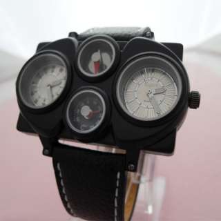 100 % brand new 2 special two time zone with compass and thermometer 