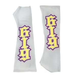    Rey Mysterio Silver/Purple/Gold Arm Sleeves