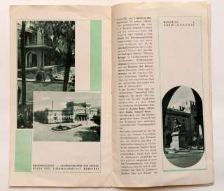 1930s Italy PARMA Vintage Tourism Travel Guide Book Illustrated 