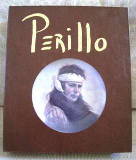 Perillo, Native American West Art + Apache Brave Plate  