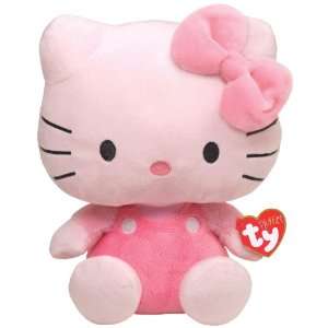  Ty Pluffies Hello Kitty   All Pink Toys & Games