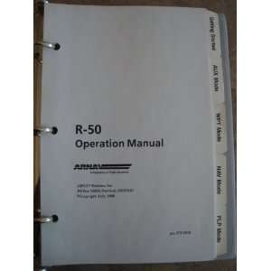ARNAV R 50 Operation Manual ARNAV Systems  Books