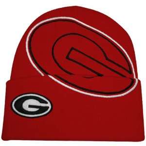    Georgia Bulldogs Red Logo Hype Knit Beanie