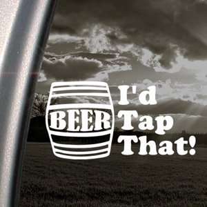  Id Tap That Decal Beer Keg Car Truck Window Sticker 