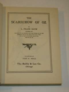 Baum THE SCARECROW OF OZ Reilly & Lee c.1915  