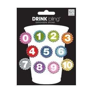   ideas Drink Bling Stickers Numbers; 3 Items/Order Arts, Crafts