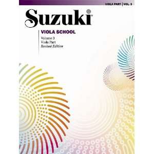  Alfred Suzuki Viola School Volume 3 (Book) Musical 