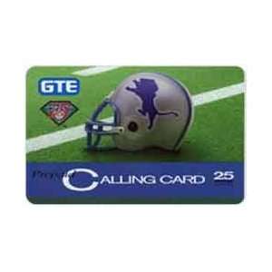   Card 25u NFL (75th Ann) Football Helmet Series Detroit Lions Helmet