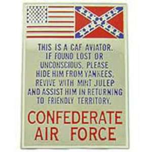  Confederate Air Force Pin 1 3/4 Arts, Crafts & Sewing