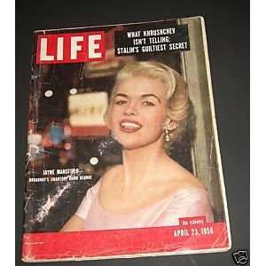   APRIL 23, 1956 JAYNE MANSFIELD COLOR COVER PHOTO Henry R. Luce Books