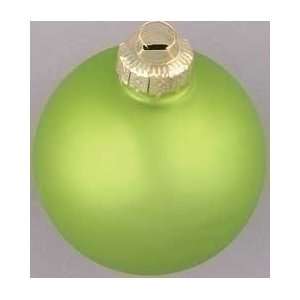  Set of 20 Glass Ball 1.5 Matte Light Green Christmas 