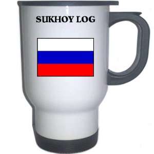  Russia   SUKHOY LOG White Stainless Steel Mug 