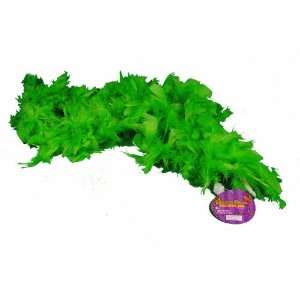   Green Mardi Gras Feather Boa 48 Flapper Party Costume: Home & Kitchen