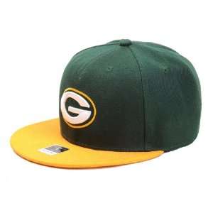  Green Bay Packers Mitchell & Ness Logo Fitted Hat Size 7 3 