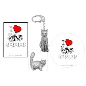  Pewter Cats Birman Gift Pack Set