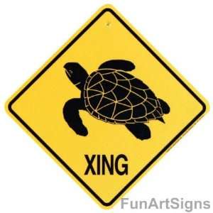 Sea Turtle Crossing Xing Sign