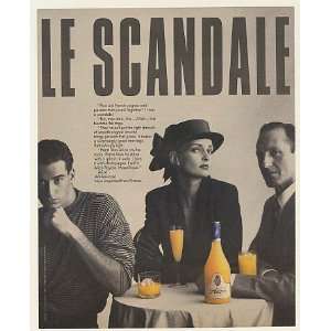  1988 Le Scandale Alize Passion Fruit Cognac Print Ad 