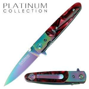   Collection Spring Assist Knife   Rainbow Blade: Everything Else