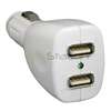 Dual 2 Port USB Car Charger Adapter for iPhone 4G iPod  