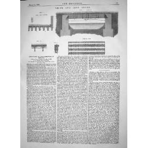  INSTITUTION CIVIL ENGINEERING IRELAND 1864 BRICK IRON 