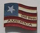 Pins by Jo​anie Primitive God Bless America Flag USA