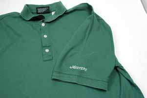 Masters Collection Augusta Green Polo Golf Shirt Large  