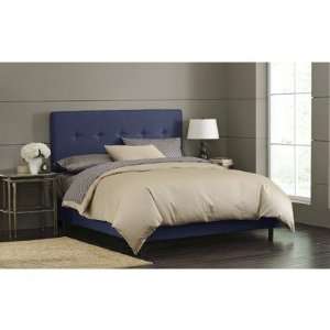   (Lazuli) Button Tufted Bed in Lazuli Size: Full: Furniture & Decor