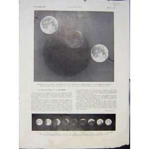  Moon Eclipse Earth Astrology Lune French Print 1932: Home 