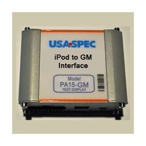  USA SPEC PA15 GM iPod/iPhone to GM Interface with Text 