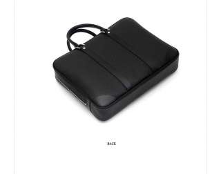 Mens PU Leather Briefcase Bag M034 Black Gray Beige Brown  